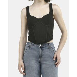 No Boundaries‎ Women Corset Bustier Top Med Baddie Edgy Punk Goth Festival Y2K